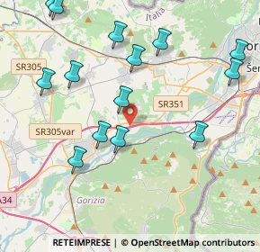 Mappa Villesse - Gorizia, 34072 Farra d'Isonzo GO, Italia (4.60786)