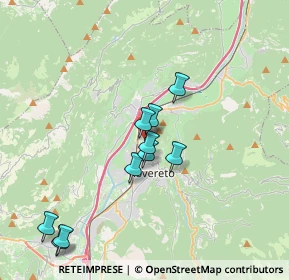 Mappa Via Cittadella, 38068 Rovereto TN, Italia (3.89636)