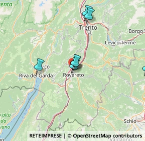 Mappa Via Cittadella, 38068 Rovereto TN, Italia (39.021)