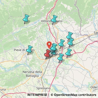Mappa Via Monte Tofane, 31015 Conegliano TV, Italia (5.64538)