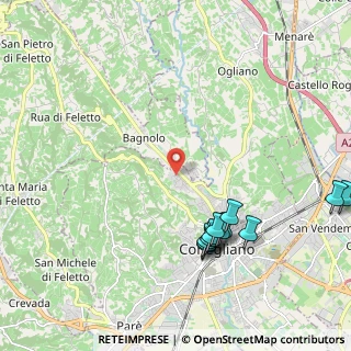 Mappa Via Monte Tofane, 31015 Conegliano TV, Italia (2.4075)
