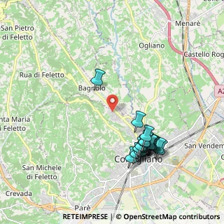 Mappa Via Monte Tofane, 31015 Conegliano TV, Italia (2.0135)