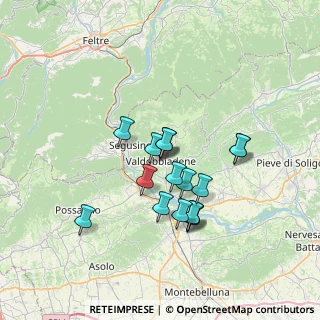 Mappa Viale della Vittoria, 31049 Valdobbiadene TV, Italia (5.73688)