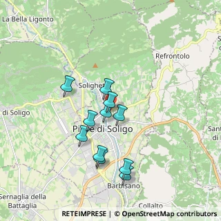 Mappa Via Monte Antelao, 31053 Pieve di Soligo TV, Italia (1.55364)