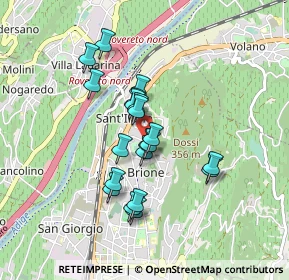 Mappa Via Salvetti, 38068 Rovereto TN, Italia (0.6925)