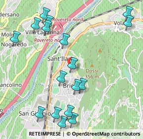 Mappa Via Salvetti, 38068 Rovereto TN, Italia (1.24471)