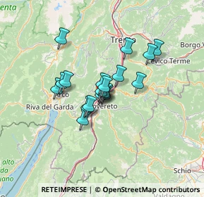 Mappa Via Salvetti, 38068 Rovereto TN, Italia (8.51316)
