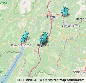 Mappa Via Salvetti, 38068 Rovereto TN, Italia (10.11182)