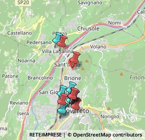 Mappa Via Salvetti, 38068 Rovereto TN, Italia (1.806)
