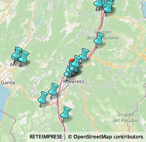 Mappa Via Salvetti, 38068 Rovereto TN, Italia (8.06)