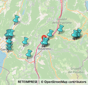 Mappa Via Salvetti, 38068 Rovereto TN, Italia (9.239)