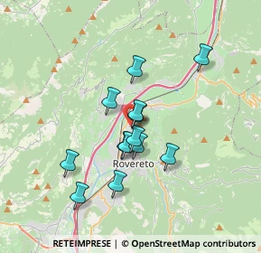 Mappa Via Salvetti, 38068 Rovereto TN, Italia (2.76231)
