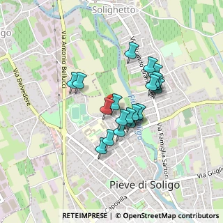 Mappa Via del Piantaletto, 31053 Pieve di Soligo TV, Italia (0.33)