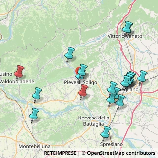 Mappa Via del Piantaletto, 31053 Pieve di Soligo TV, Italia (9.542)