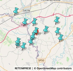 Mappa Via Guglielmo Marconi, 33070 Brugnera PN, Italia (3.50615)