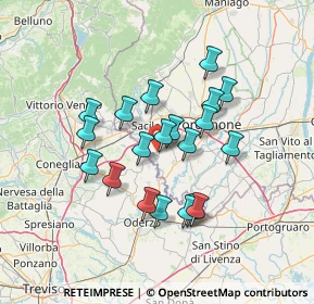 Mappa Via Guglielmo Marconi, 33070 Brugnera PN, Italia (11.4765)