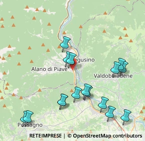 Mappa Via Nazionale, 32031 Alano di Piave BL, Italia (4.52375)