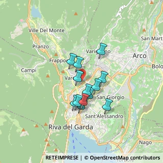 Mappa Via Silvio Zaniboni, 38066 Riva del Garda TN, Italia (1.22538)