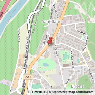 Mappa Via del Brennero, 45, 38068 Rovereto, Trento (Trentino-Alto Adige)
