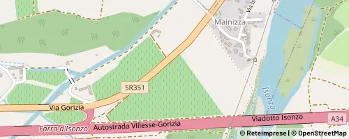 Mappa Savogna d'Isonzo