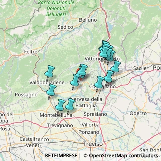 Mappa Via San Martino, 31053 Pieve di Soligo TV, Italia (11.34278)