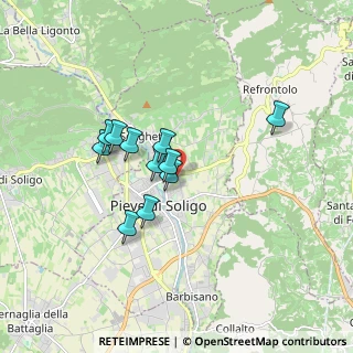 Mappa Via San Martino, 31053 Pieve di Soligo TV, Italia (1.34818)