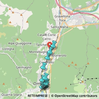Mappa Via Crusinallo, 28881 Casale Corte Cerro VB, Italia (2.65385)