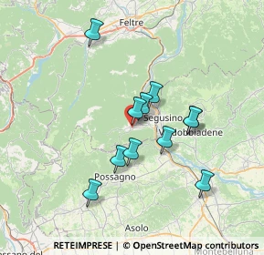 Mappa Via Tenente De Rossi, 32031 Alano di Piave BL, Italia (5.89545)