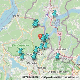 Mappa Via Rivolta, 21050 Cuasso al Monte VA, Italia (6.88267)