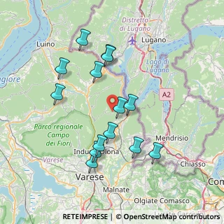 Mappa Via Rivolta, 21050 Cuasso al Monte VA, Italia (7.13571)