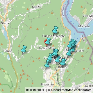 Mappa Via Rivolta, 21050 Cuasso al Monte VA, Italia (1.77)