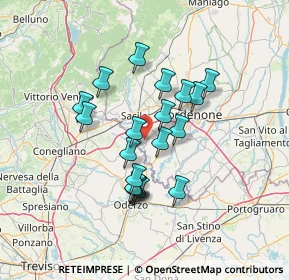 Mappa Via Ettore Majorana, 33070 Brugnera PN, Italia (11.2285)