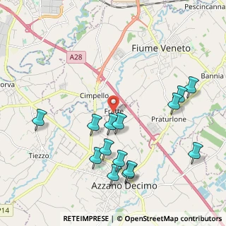 Mappa Via Fratte, 33082 Azzano Decimo PN, Italia (2.24929)