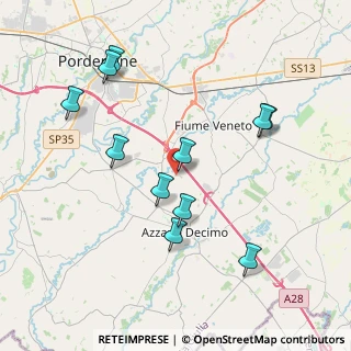 Mappa Via Fratte, 33082 Azzano Decimo PN, Italia (3.94909)