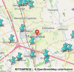 Mappa 33057 Palmanova UD, Italia (3.06333)
