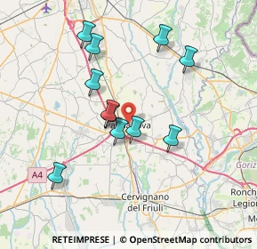 Mappa 33057 Palmanova UD, Italia (6.57909)