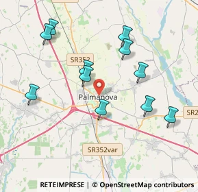 Mappa 33057 Palmanova UD, Italia (3.86818)