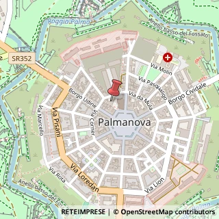 Mappa Via Scamozzi, 5, 33057 Palmanova, Udine (Friuli-Venezia Giulia)