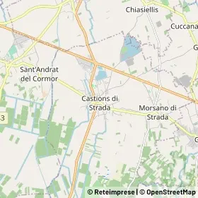 Mappa Castions di Strada