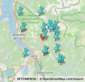 Mappa Via Provinciale, 23868 Ballabio LC, Italia (6.63529)