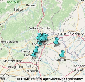 Mappa Via Calpena, 31020 San Vendemiano TV, Italia (7.55091)