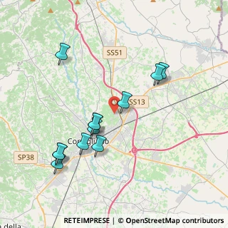 Mappa Via Calpena, 31020 San Vendemiano TV, Italia (3.855)