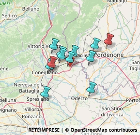Mappa Via Belcorvo, 31010 Godega di Sant'Urbano TV, Italia (9.72583)