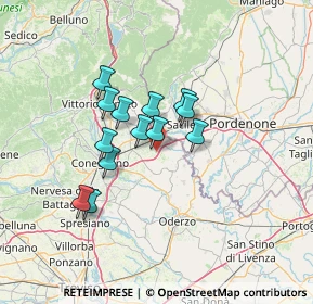 Mappa Via Belcorvo, 31010 Godega di Sant'Urbano TV, Italia (10.06385)
