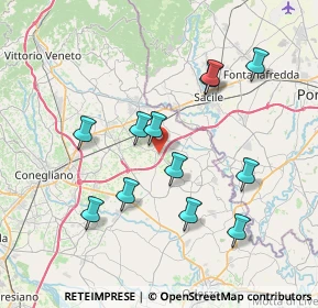 Mappa Via Belcorvo, 31010 Godega di Sant'Urbano TV, Italia (7.15417)