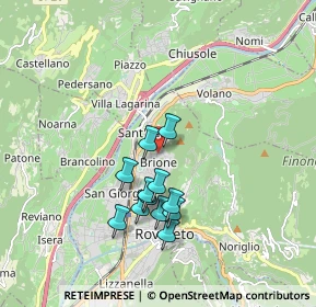 Mappa Via Lorenzo Perosi, 38068 Rovereto TN, Italia (1.50417)