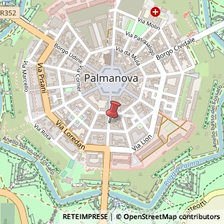 Mappa 22 bg. Aquileia, Palmanova, UD 33057, 33057 Palmanova UD, Italia, 33057 Palmanova, Udine (Friuli-Venezia Giulia)