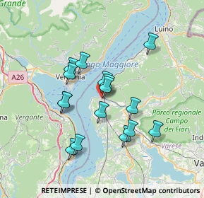 Mappa Via F. Filzi, 21014 Laveno-Mombello VA, Italia (5.97375)