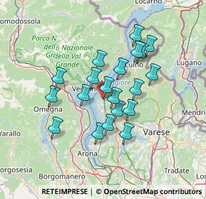 Mappa Via F. Filzi, 21014 Laveno-Mombello VA, Italia (11.342)