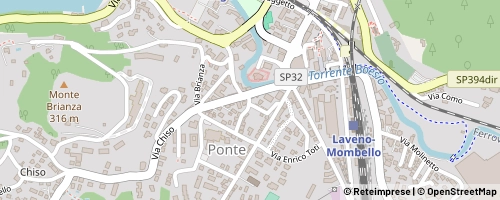 Mappa Laveno-Mombello